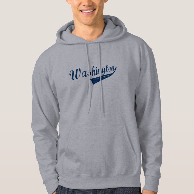 Washington New Revolution Sweatshirt Med Luva (Framsida)