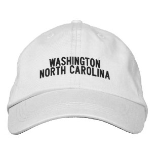 Washington North Carolina Hatt Broderad Keps