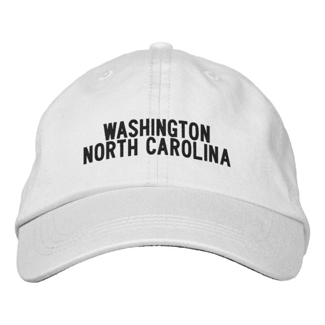 Washington North Carolina Hatt Broderad Keps (Framsida)