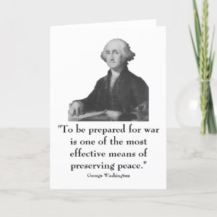 Washington och citat kort