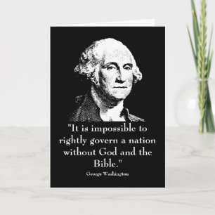 Washington och citat kort