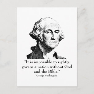 Washington och citat vykort