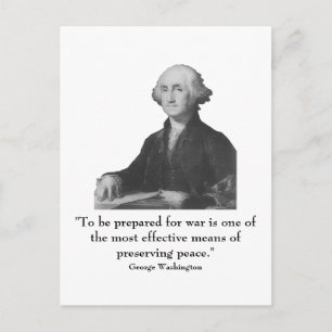 Washington och citat vykort