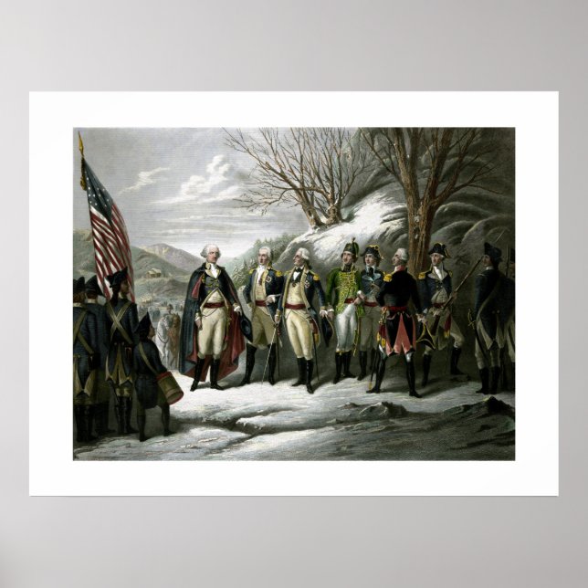Washington och hans generaler poster (Framsidan)