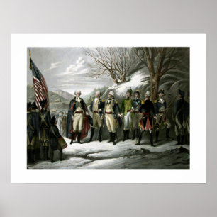 Washington och hans Generals Poster