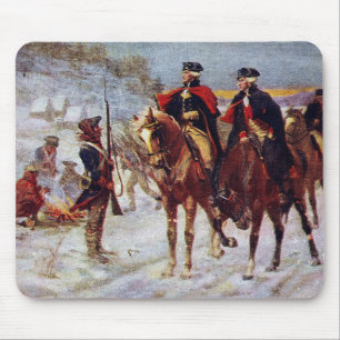 Washington och Lafayette på dalsmedja~ Musmatta