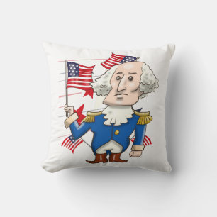 Washington och Lincoln Dekorativ kudde