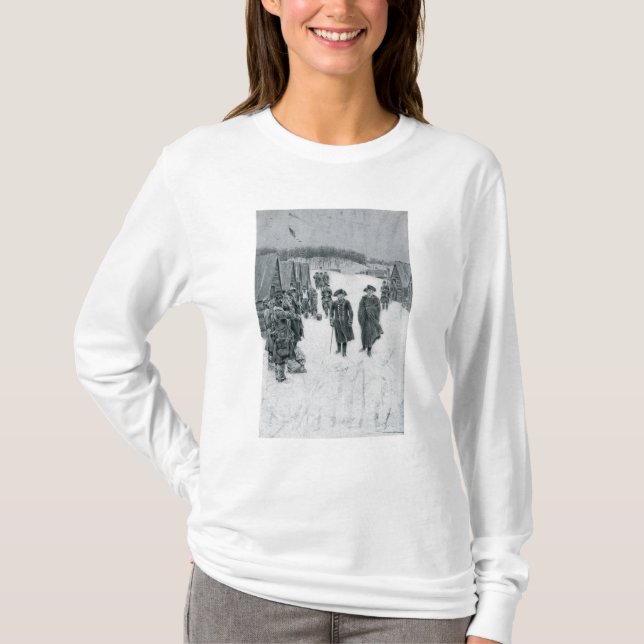 Washington och Steuben på dalsmedjan T Shirt (Framsida)