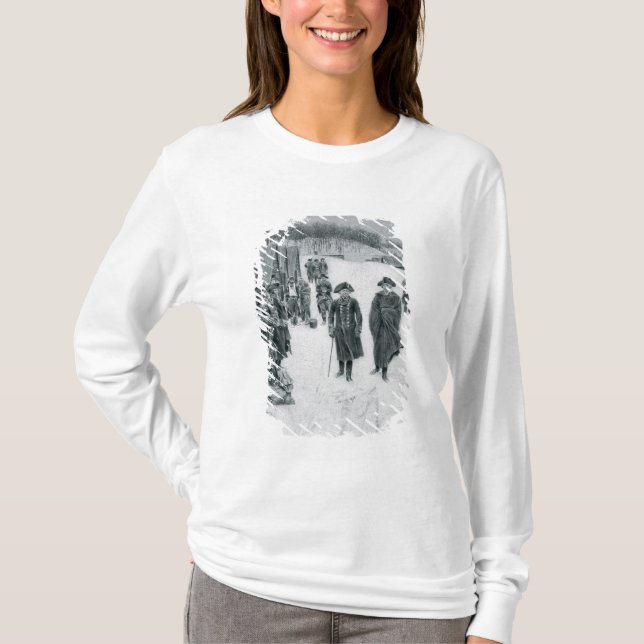 Washington och Steuben på dalsmedjan Tee Shirt (Framsida)