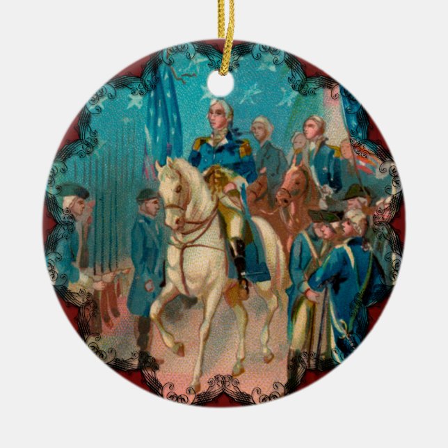 Washington och trupperna Ornament (Framsidan)
