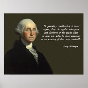 Washington offentlig skuld poster