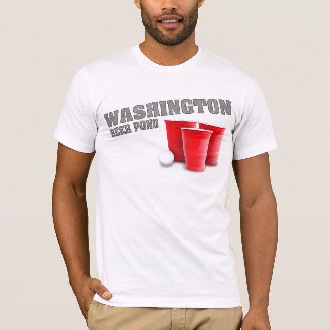 Washington ölPong T-tröja Tröja (Framsida)