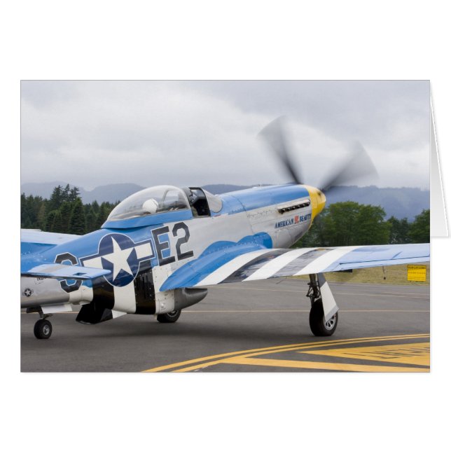 Washington, Olympia, militärflyguppvisning. Hälsningskort (Framsidan Horizontal)