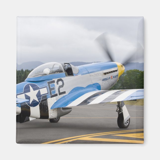 Washington, Olympia, militärflyguppvisning. Magnet (Framsidan)