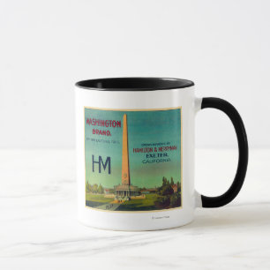 Washington orange LabelExeter, CA Mugg