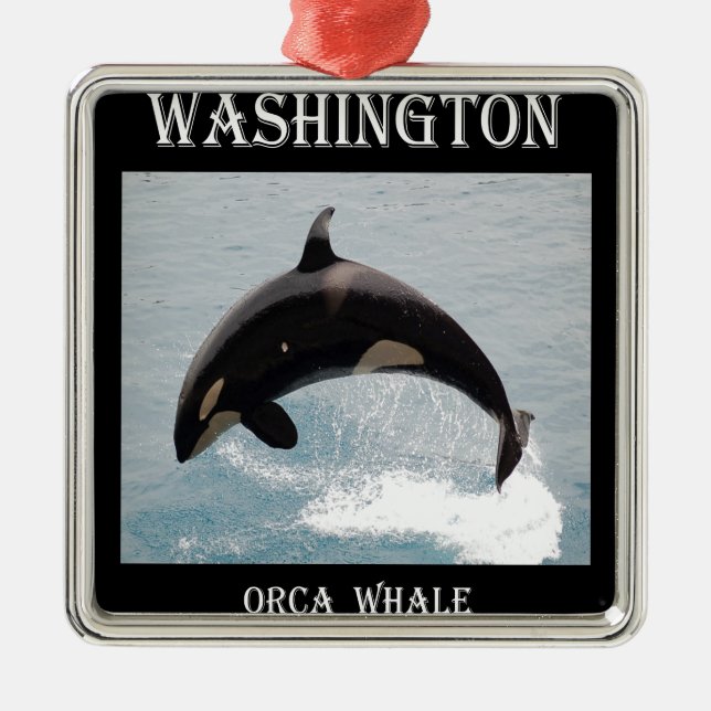 Washington Orcaval Julgransprydnad Metall (Framsidan)
