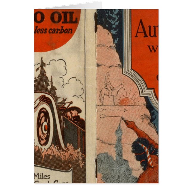 Washington, Oregon-automatiska spår Hälsningskort (Framsidan)