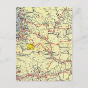 Washington, Oregon, Idaho Vykort