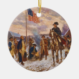 Washington på dalsmedjan av Edward P. Moran Julgransprydnad Keramik