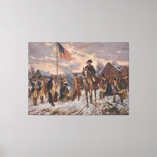 Washington på dalsmedjan av Edward Percy Moran Canvastryck