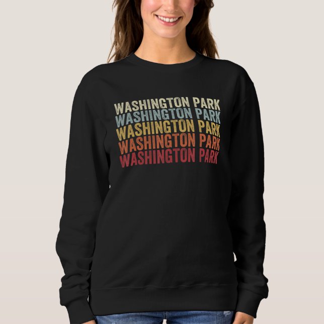 Washington Park Florida Washington Park FL Retro V T Shirt (Framsida)