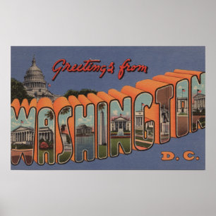 Washington (påstå) - stora brevplatser 2 poster