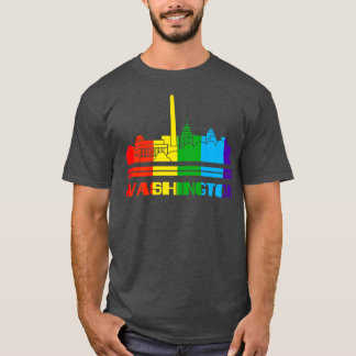Washington Pride Washington LGBT Gift HGBTQ Suppo T Shirt