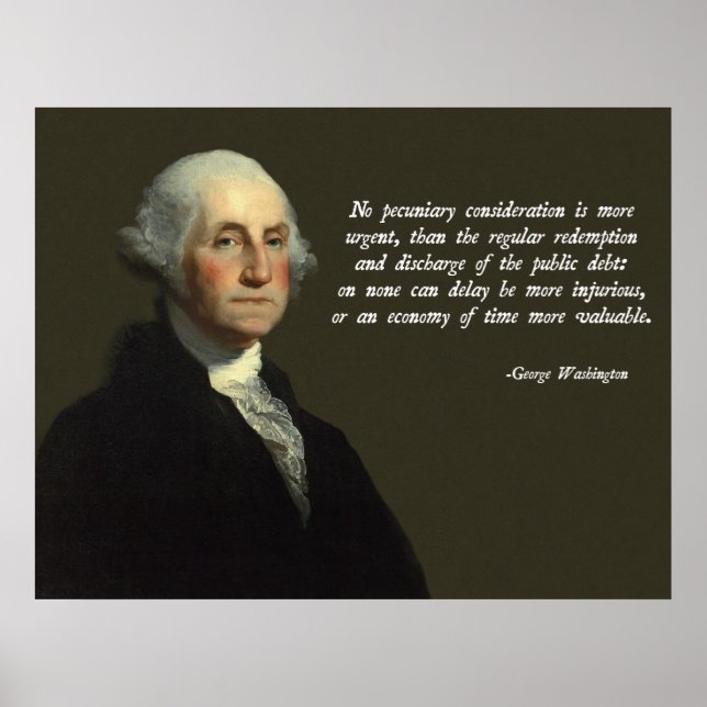 Washington Public Debt Poster (Framsidan)