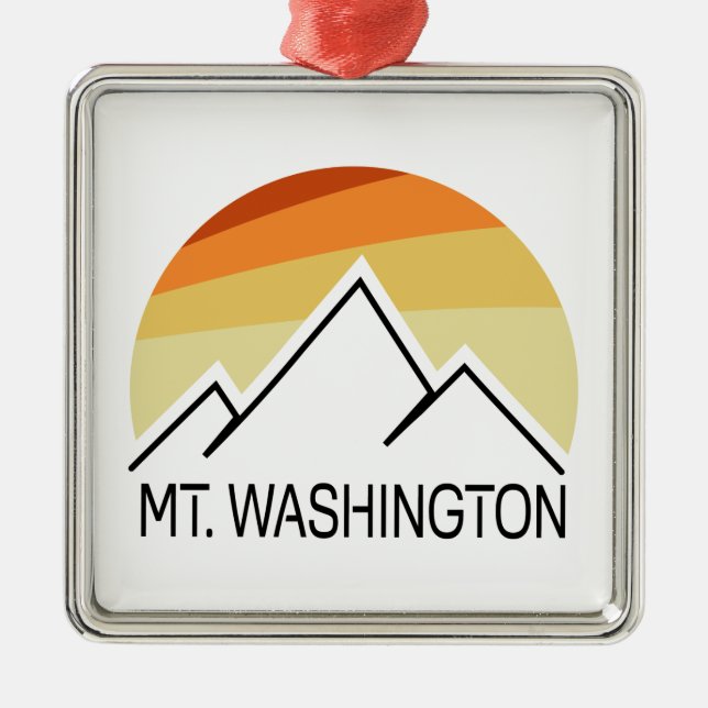 Washington Retro Julgransprydnad Metall (Framsidan)