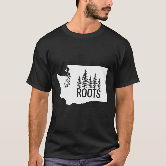 Washington Roots Långärmad T Shirt (Framsida)