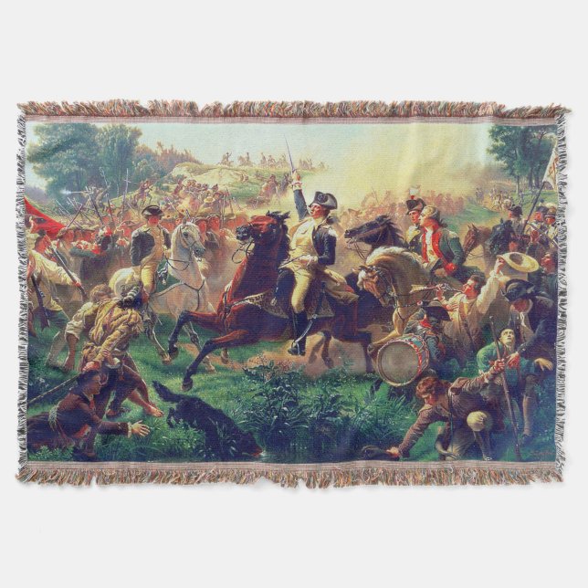 Washington samlar trupperna vid Monmouth Filt (Framsidan)