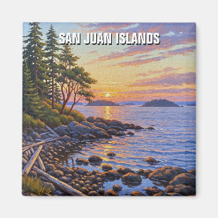 Washington San Juanöarna resor Magnet