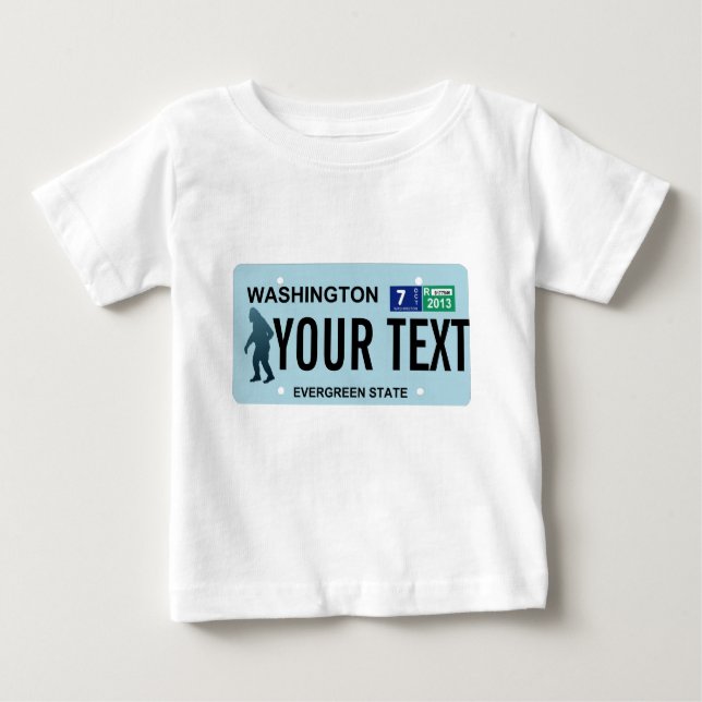 Washington Sasquatch-licensskylt Tee (Framsida)