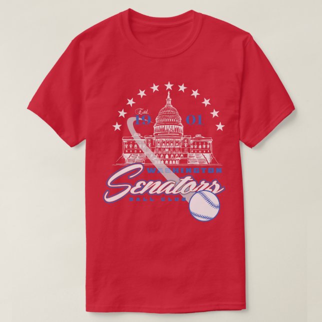 Washington Senators T Shirt (Design framsida)