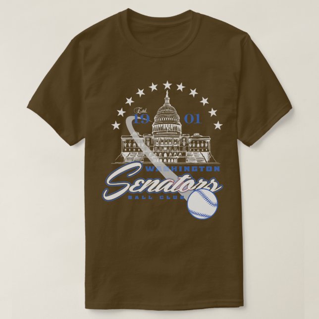 Washington Senators T Shirt (Design framsida)