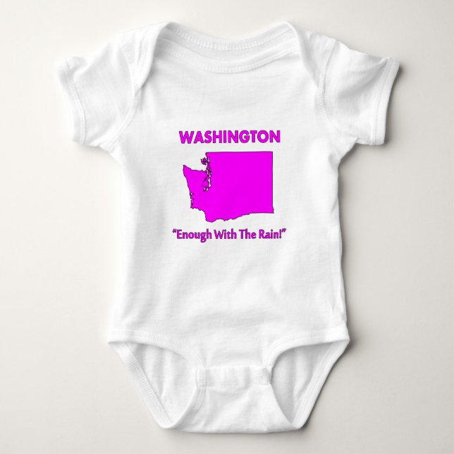 Washington - Sluta med regnet T-shirt (Framsida)