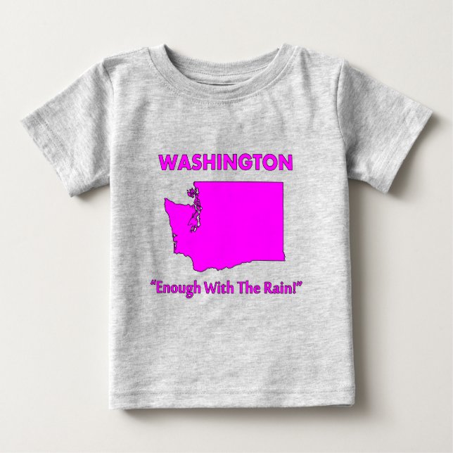 Washington - Sluta med regnet T-shirt (Framsida)