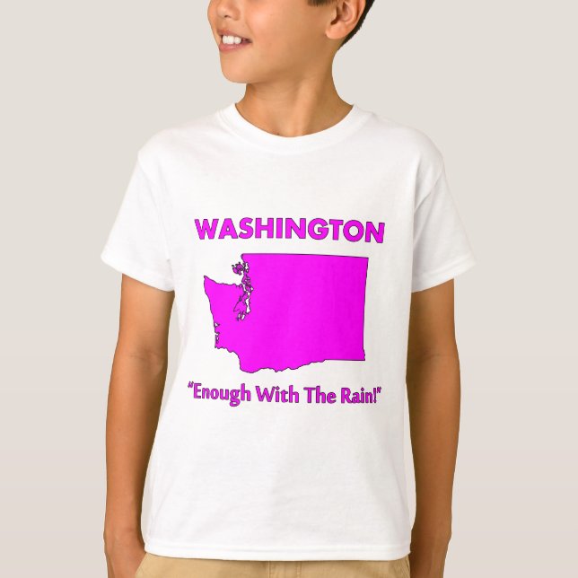 Washington - Sluta med regnet Tee (Framsida)