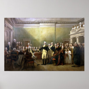 Washington som avgår hans kommission poster