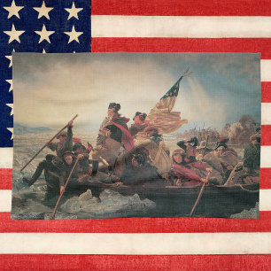Washington som korsar Delaware av Emanuel Leutze Kökshandduk