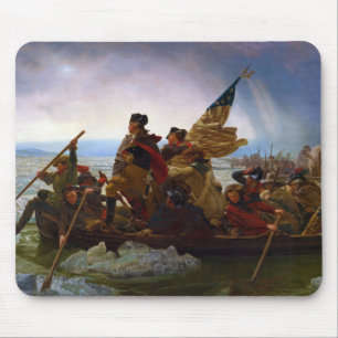 Washington som korsar Delaware av Emanuel Leutze Musmatta