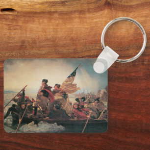 Washington som korsar Delaware av Emanuel Leutze Nyckelring