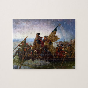 Washington som korsar Delaware av Emanuel Leutze Pussel