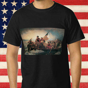 Washington som korsar Delaware av Emanuel Leutze T Shirt