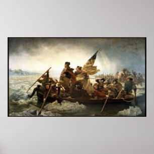 Washington som korsar Delaware - Gräns Poster