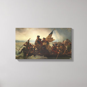 Washington som korsar Delaware måla Canvastryck