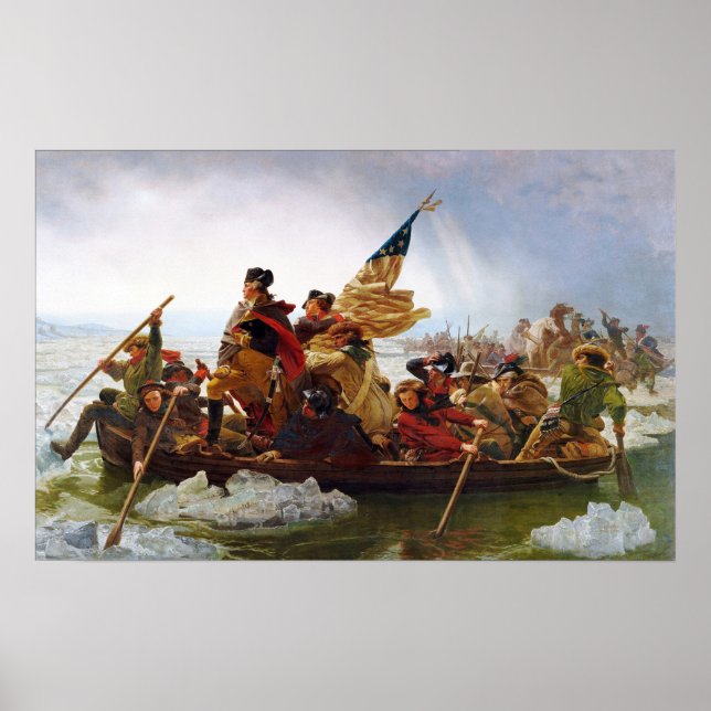 Washington som korsar Delaware-Poster (liten) Poster (Framsidan)