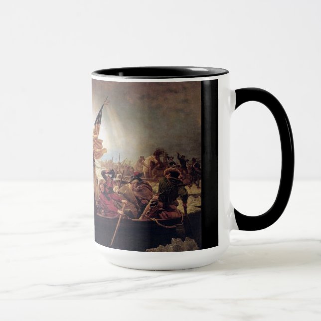 Washington som korsar Delaware River Mug* Mugg (Höger)