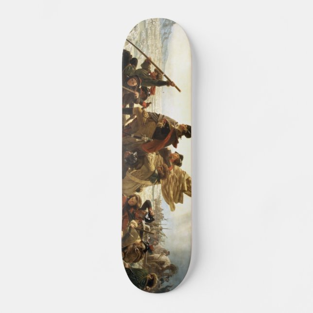 Washington som korsar Delaware Skateboard Bräda 21,5 Cm (Framsida)