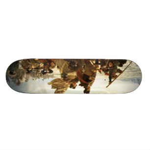 Washington som korsar Delaware Skateboard Bräda 21,5 Cm